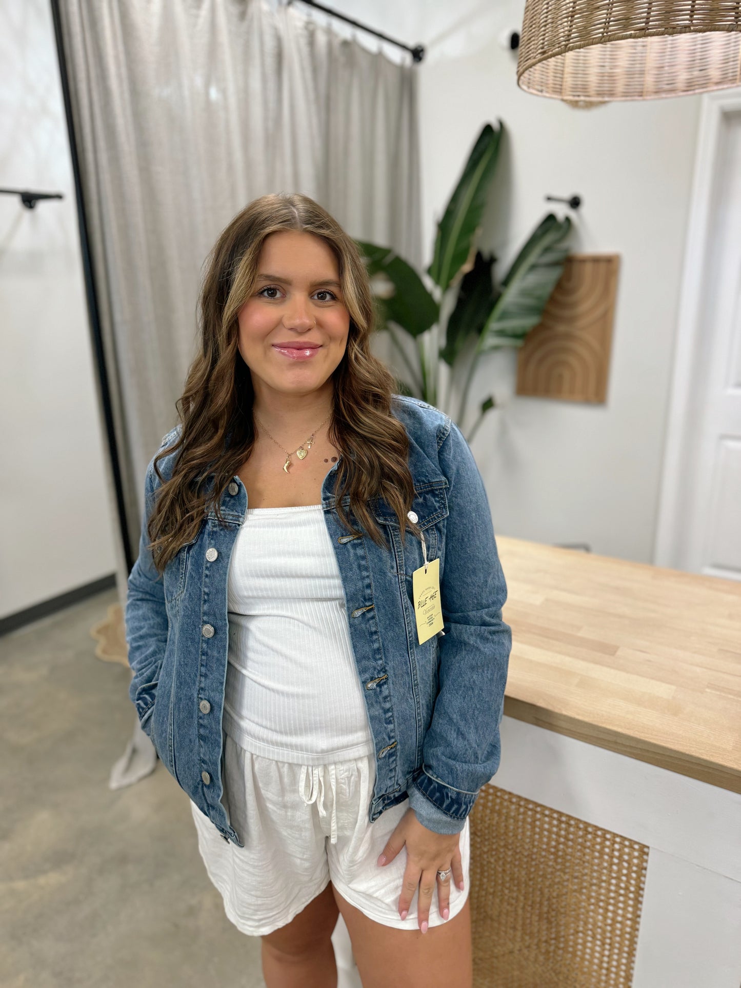 LADY CASUAL DENIM JEAN JACKET