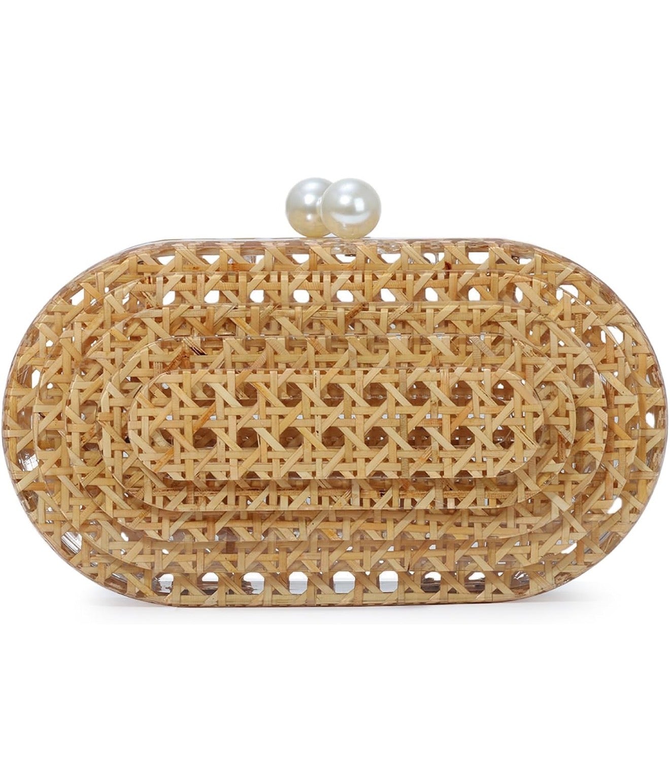 The Pearla acrylic clutch
