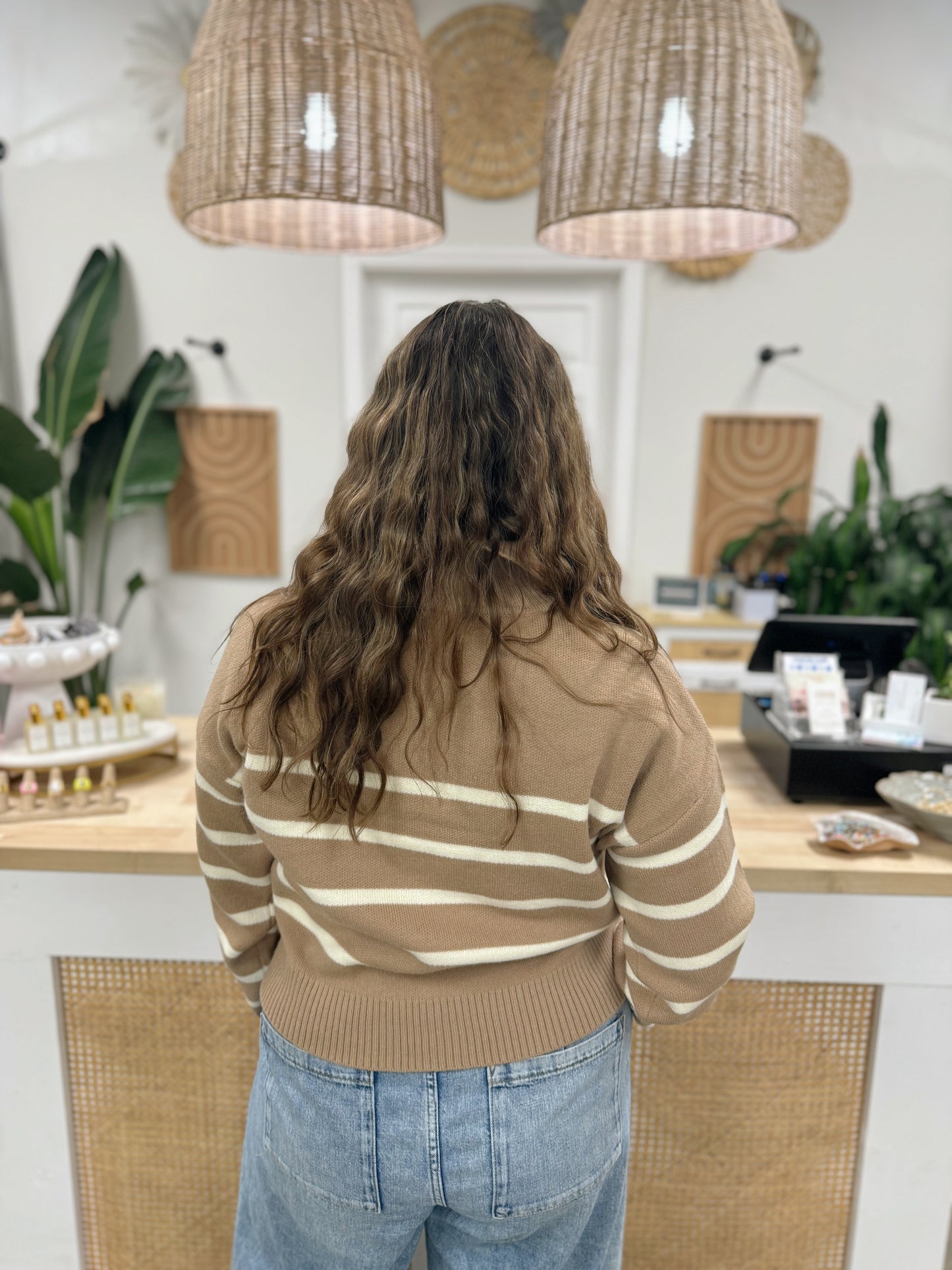 The Selma Quarter Zip Sweater