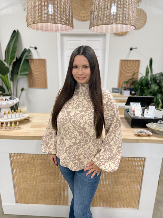 The Lindsey Print Sweater