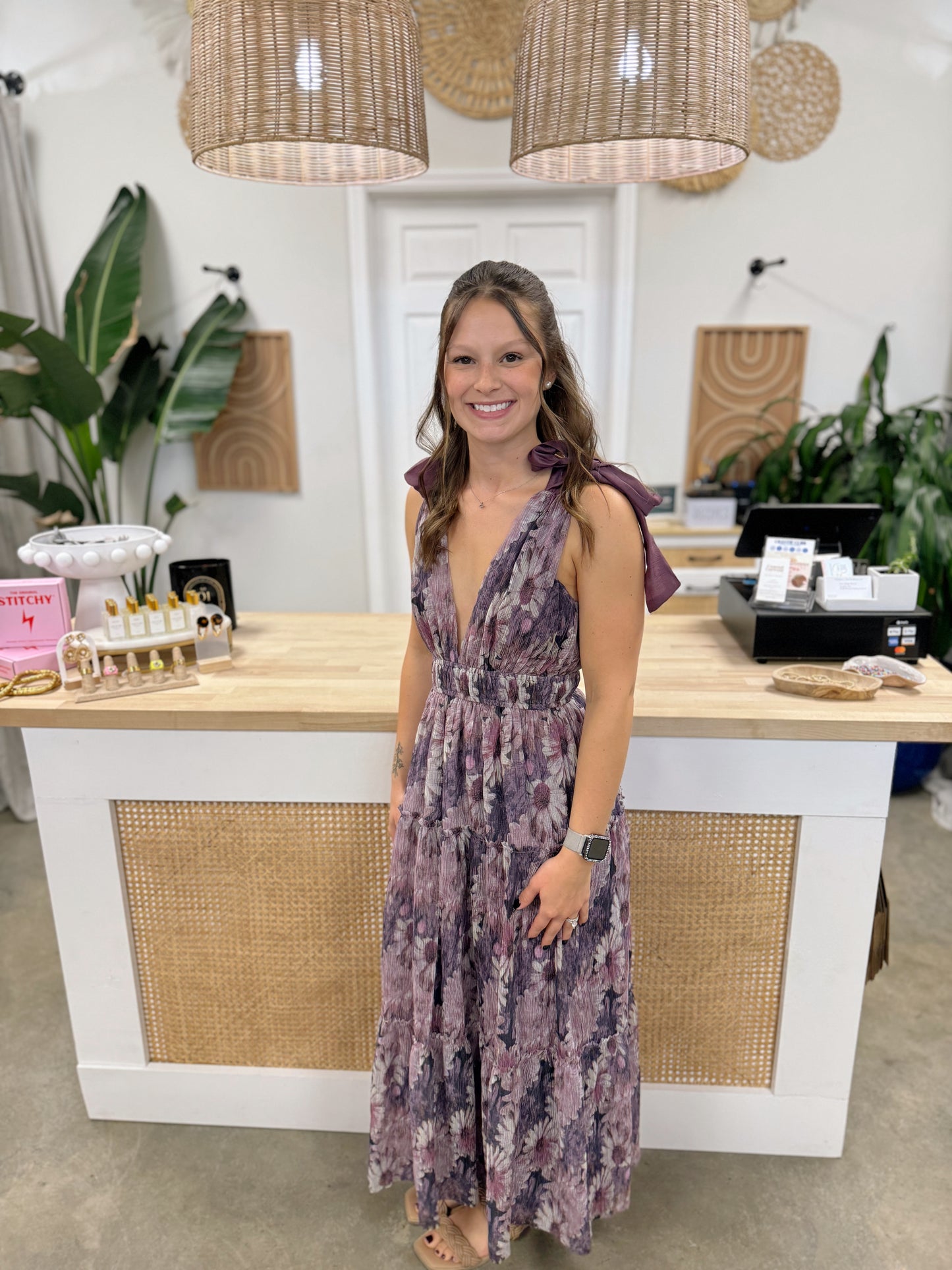 Midnight Garden Party Dress