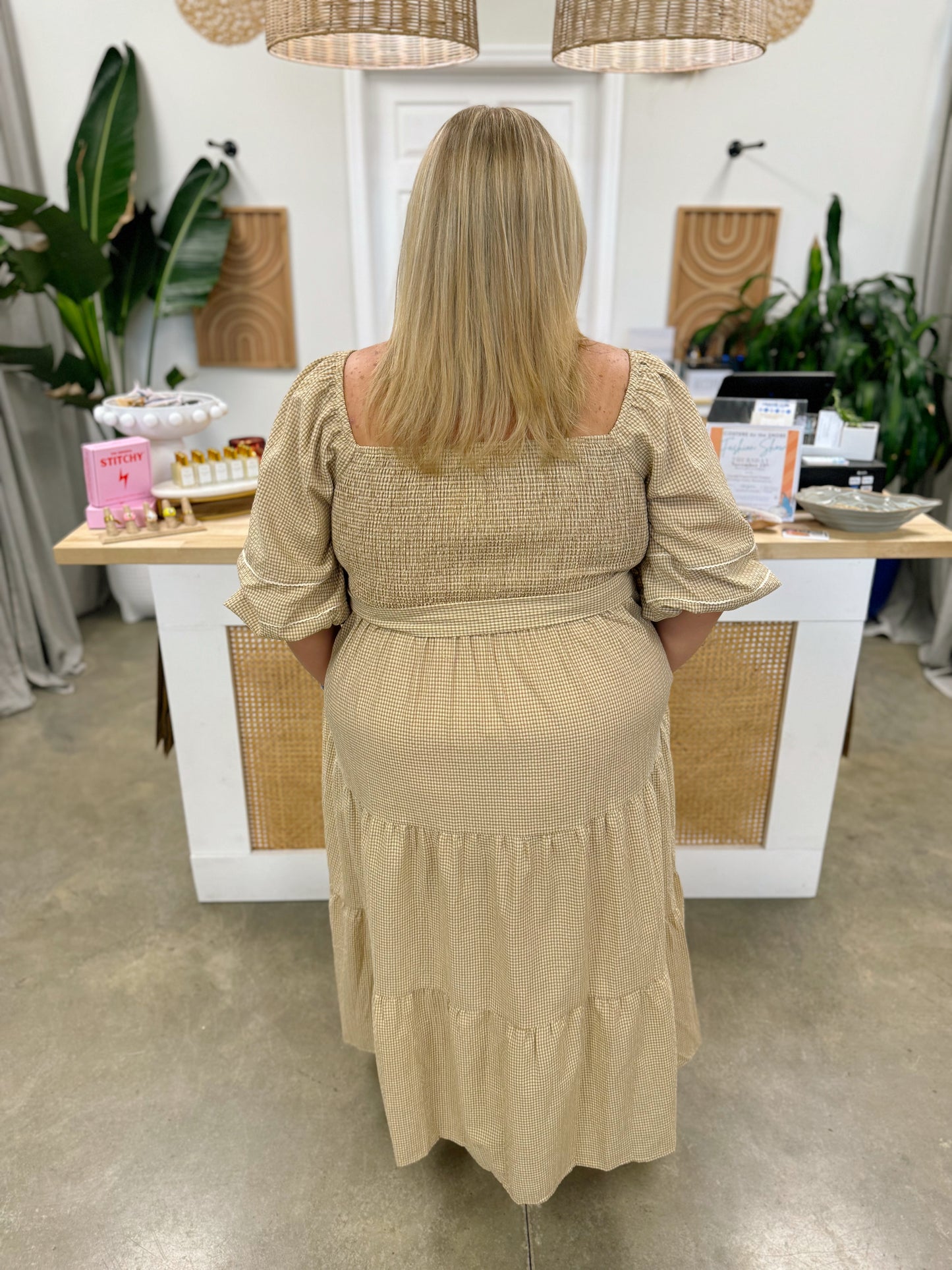 Naturally Beautiful Midi Dress Curvy