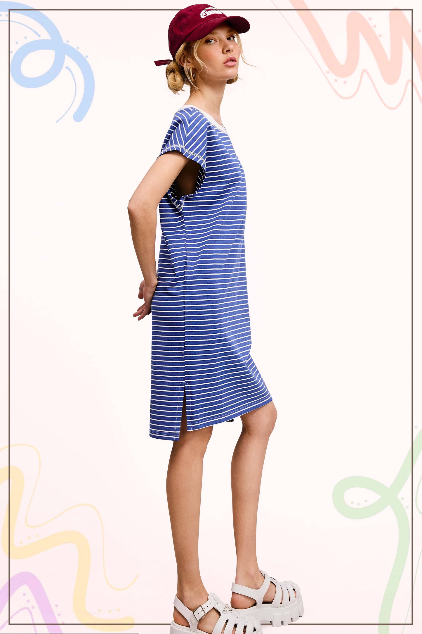 Easy Like Sunday Morning Dress Royal