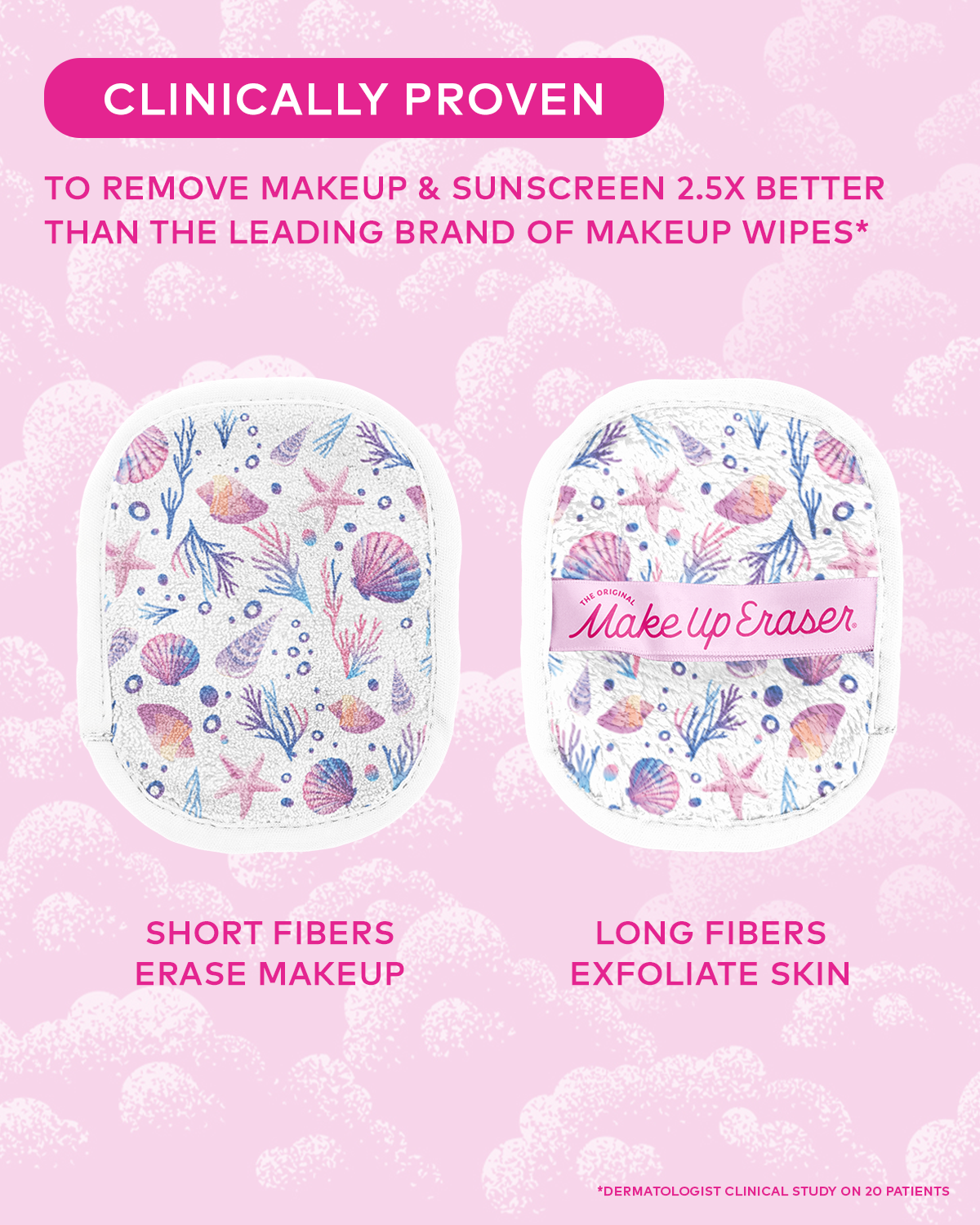 Make Up Eraser Seashells 7-Day Set & Seashell Case