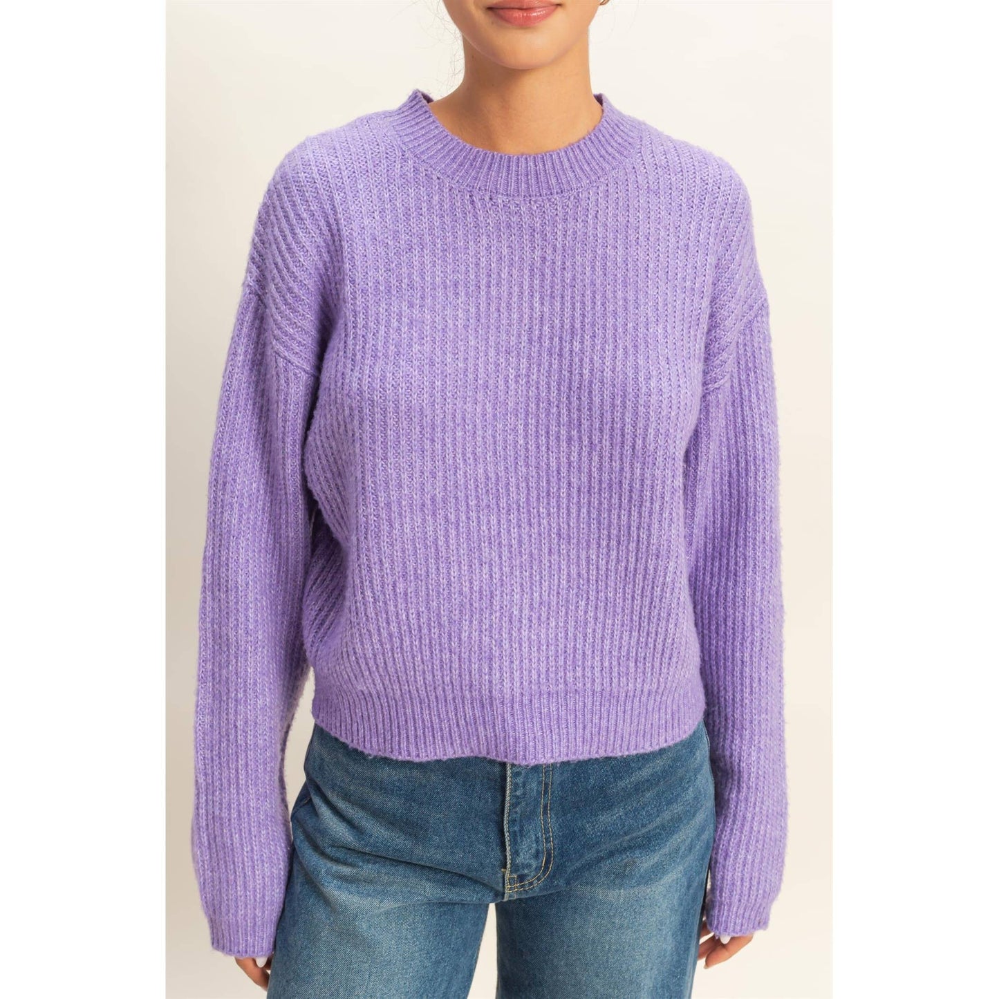 Laid Back Lilac Sweater