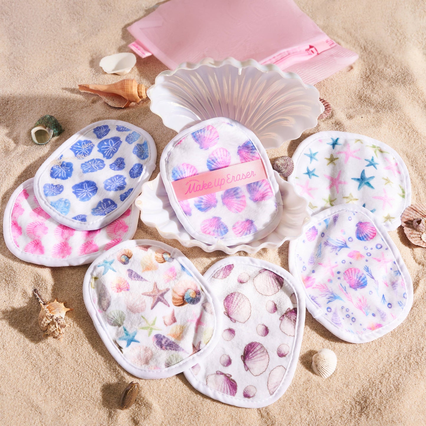 Make Up Eraser Seashells 7-Day Set & Seashell Case