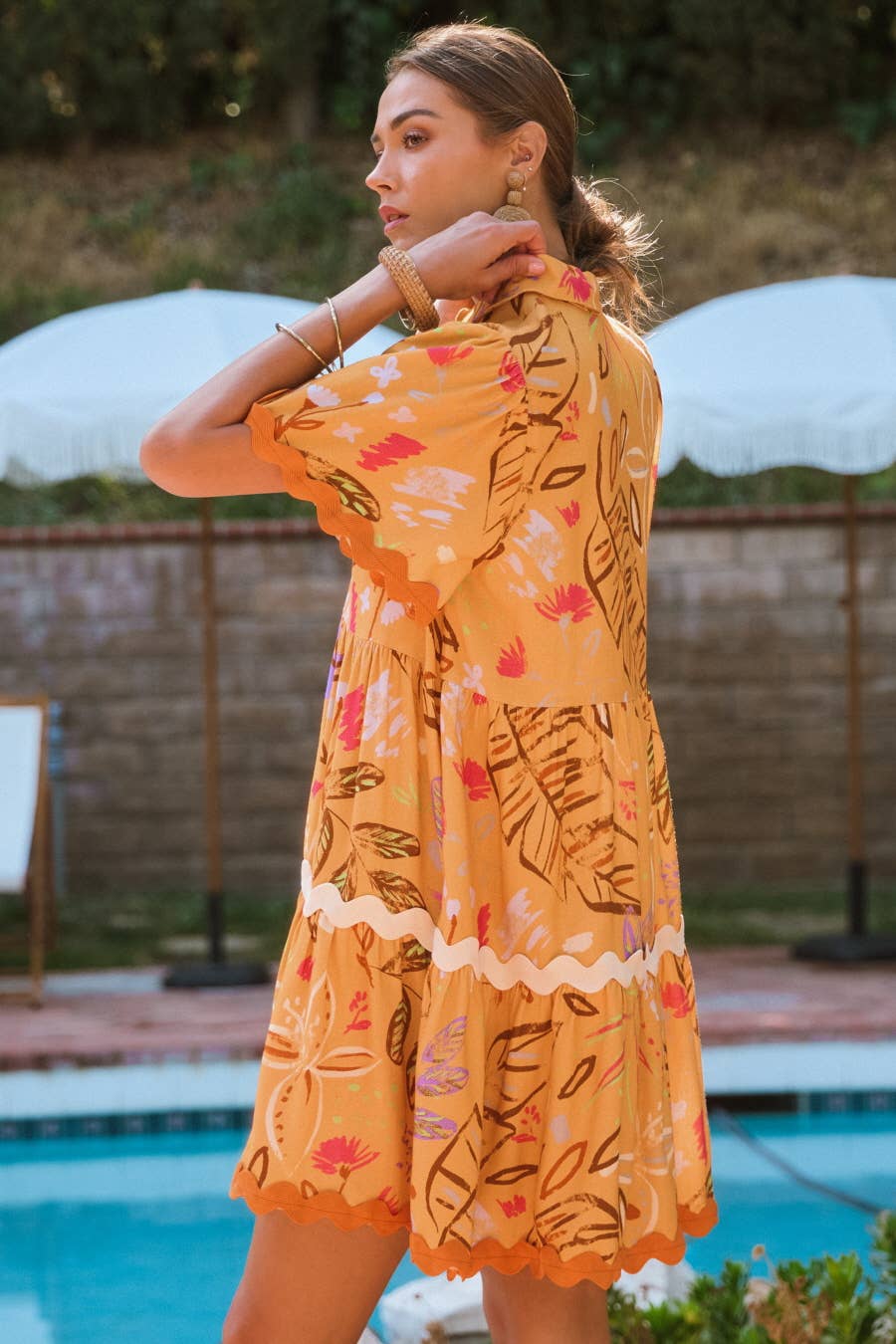 Conversational Baby Doll Dress