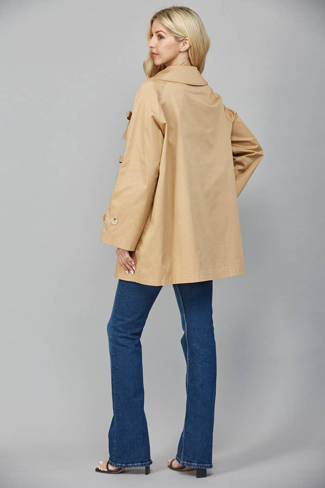 The Winnie Bow Tie Trench Coat