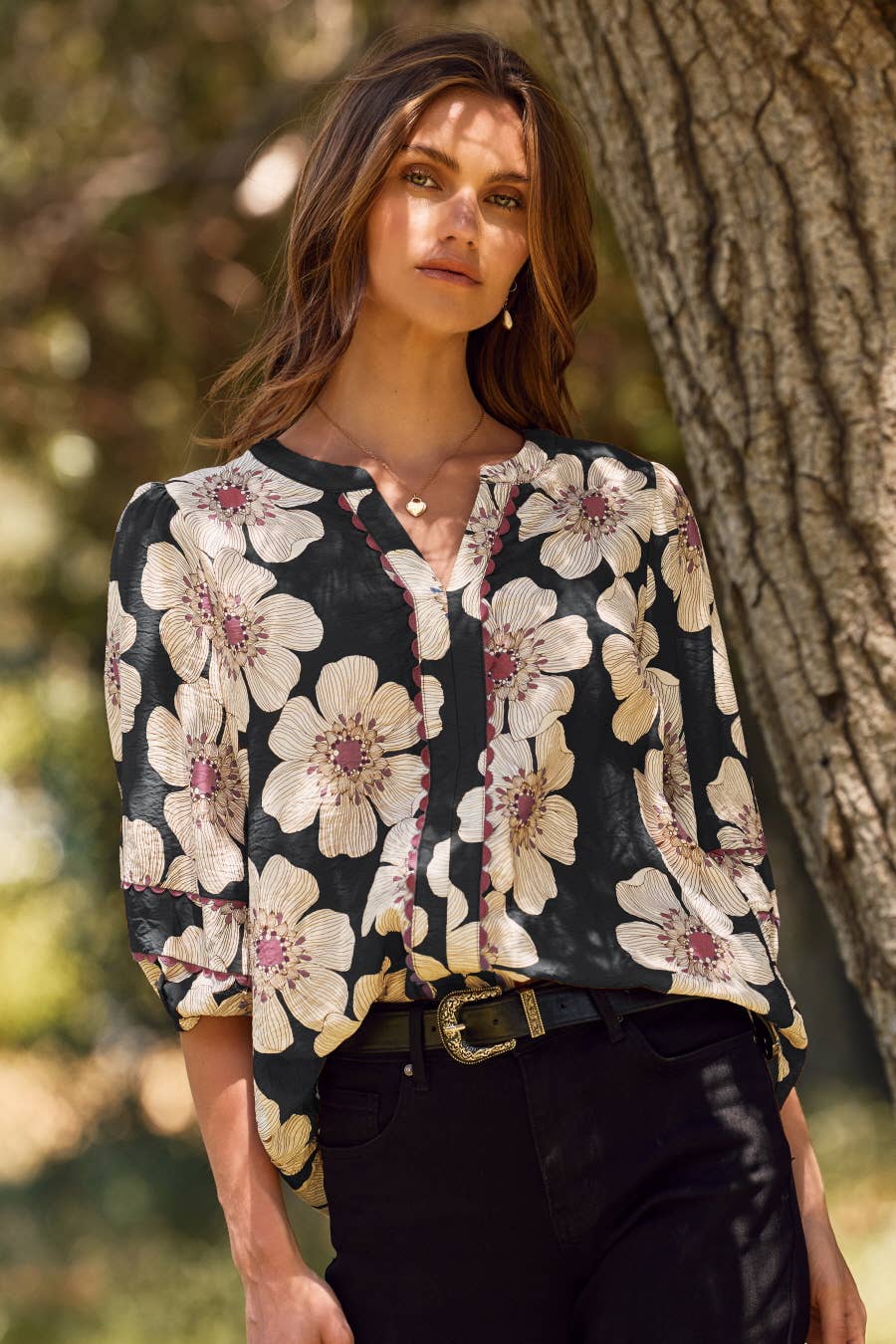 The Kelley Floral Blouse