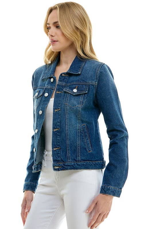LADY CASUAL DENIM JEAN JACKET