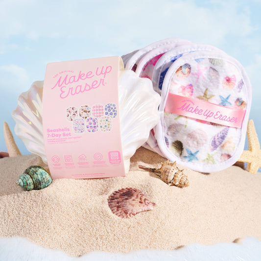 Make Up Eraser Seashells 7-Day Set & Seashell Case