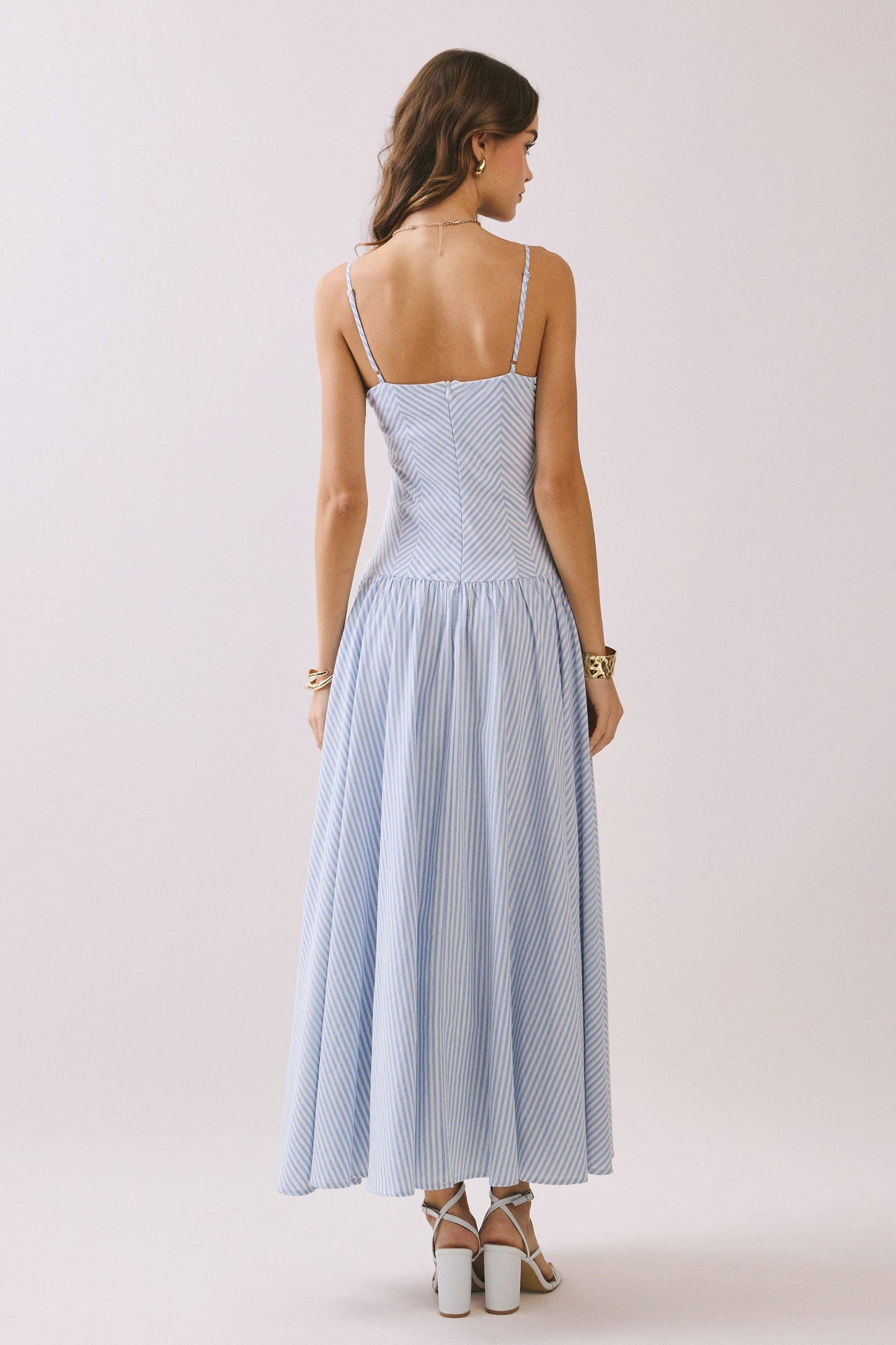 The Candi Stripped Maxi Dress