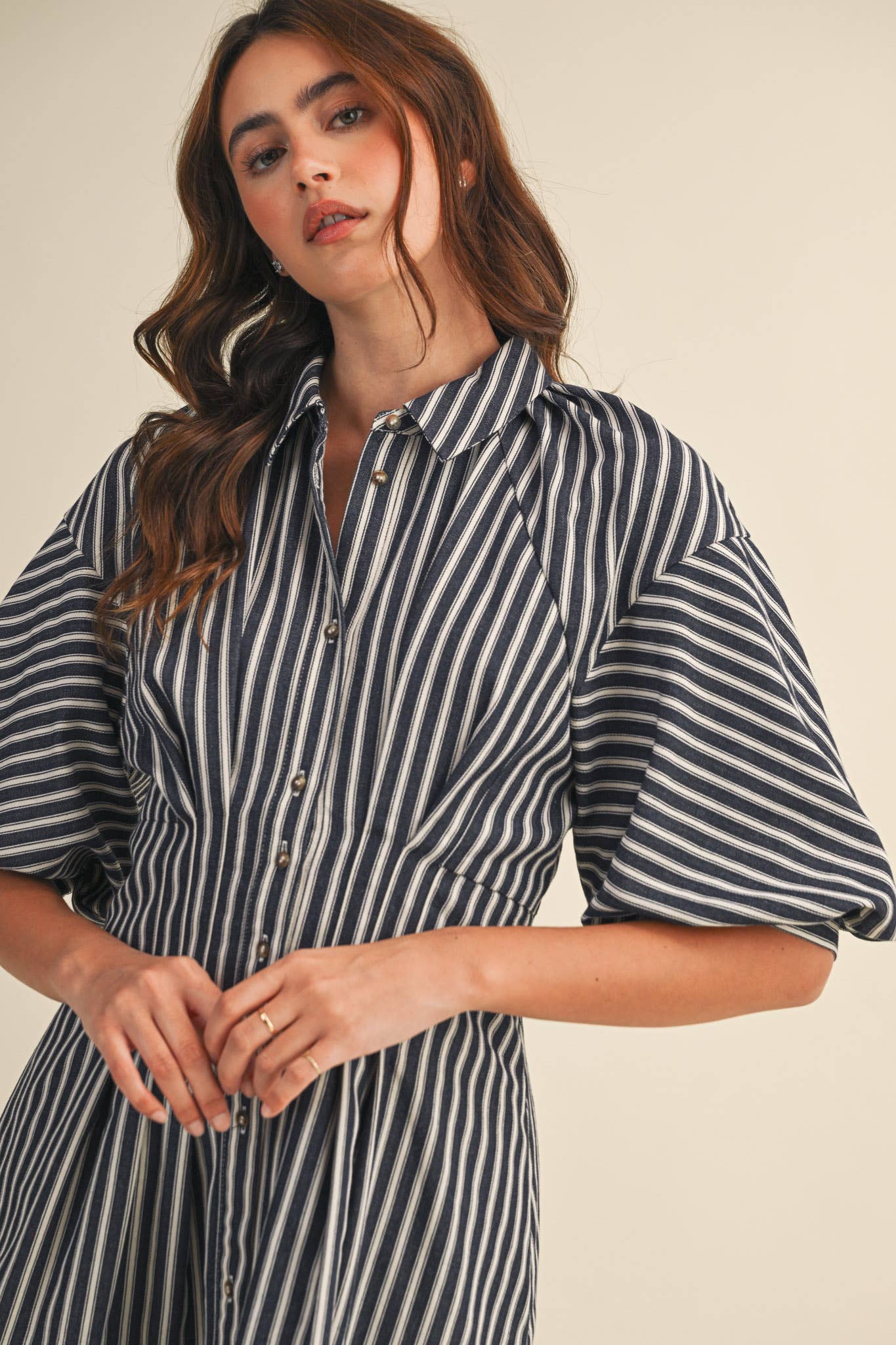 Office Denim Mini Dress