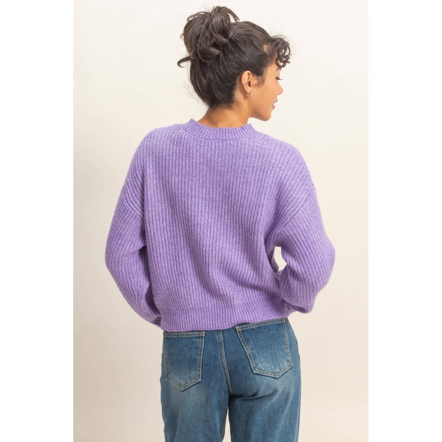 Laid Back Lilac Sweater
