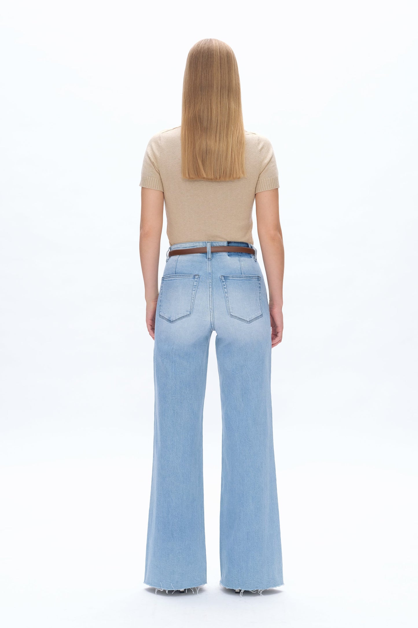 Bayeas Bella High Rise Wide Leg Jeans