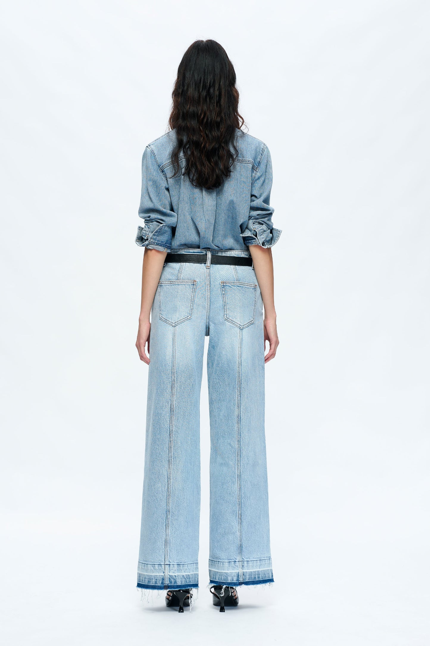 Bayeas Jeremy Wide Leg Denim Jeans