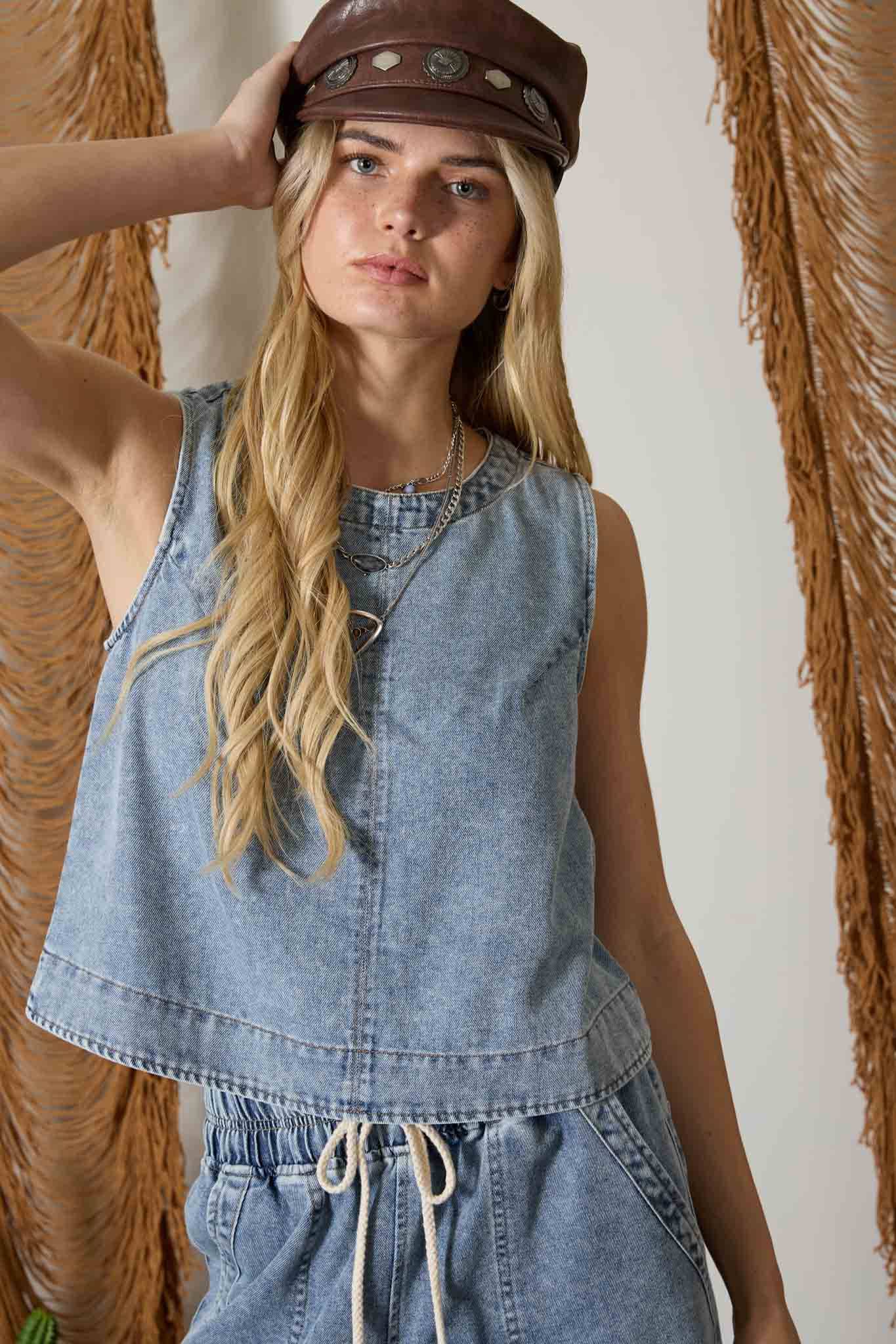 The Wilson Denim Tank