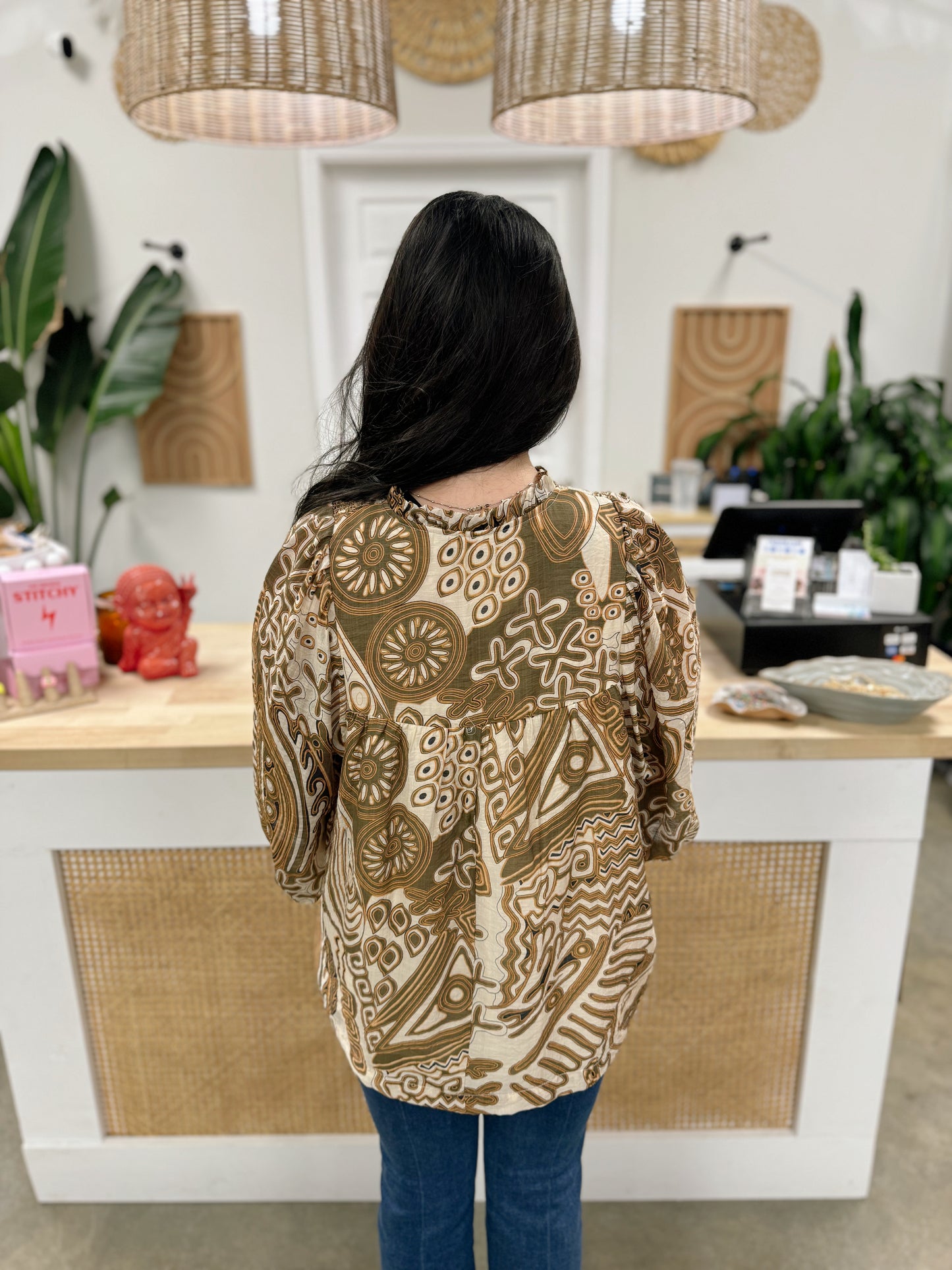 The Tessa Smocked Blouse