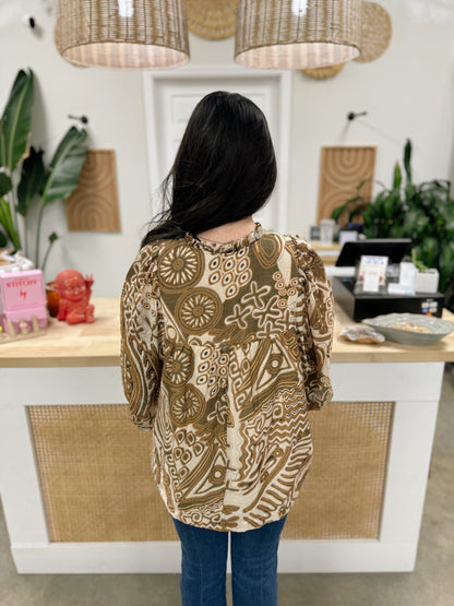 The Tessa Smocked Blouse