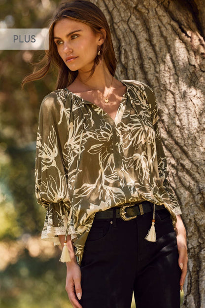 The Reba Blouse Curvy