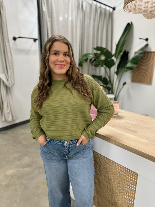 A Subtle Twist Sweater