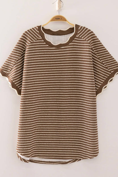 Soft Around The Edge Top-Mocha