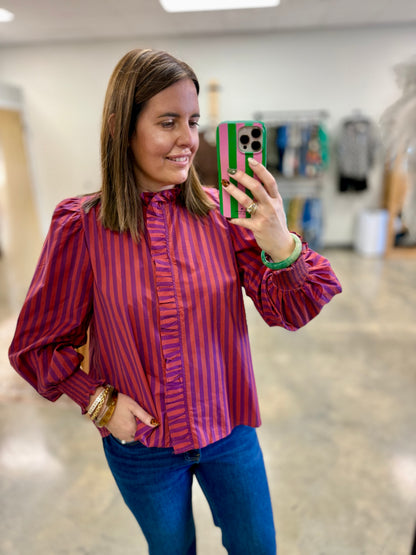 The Vivian Ruffled Blouse