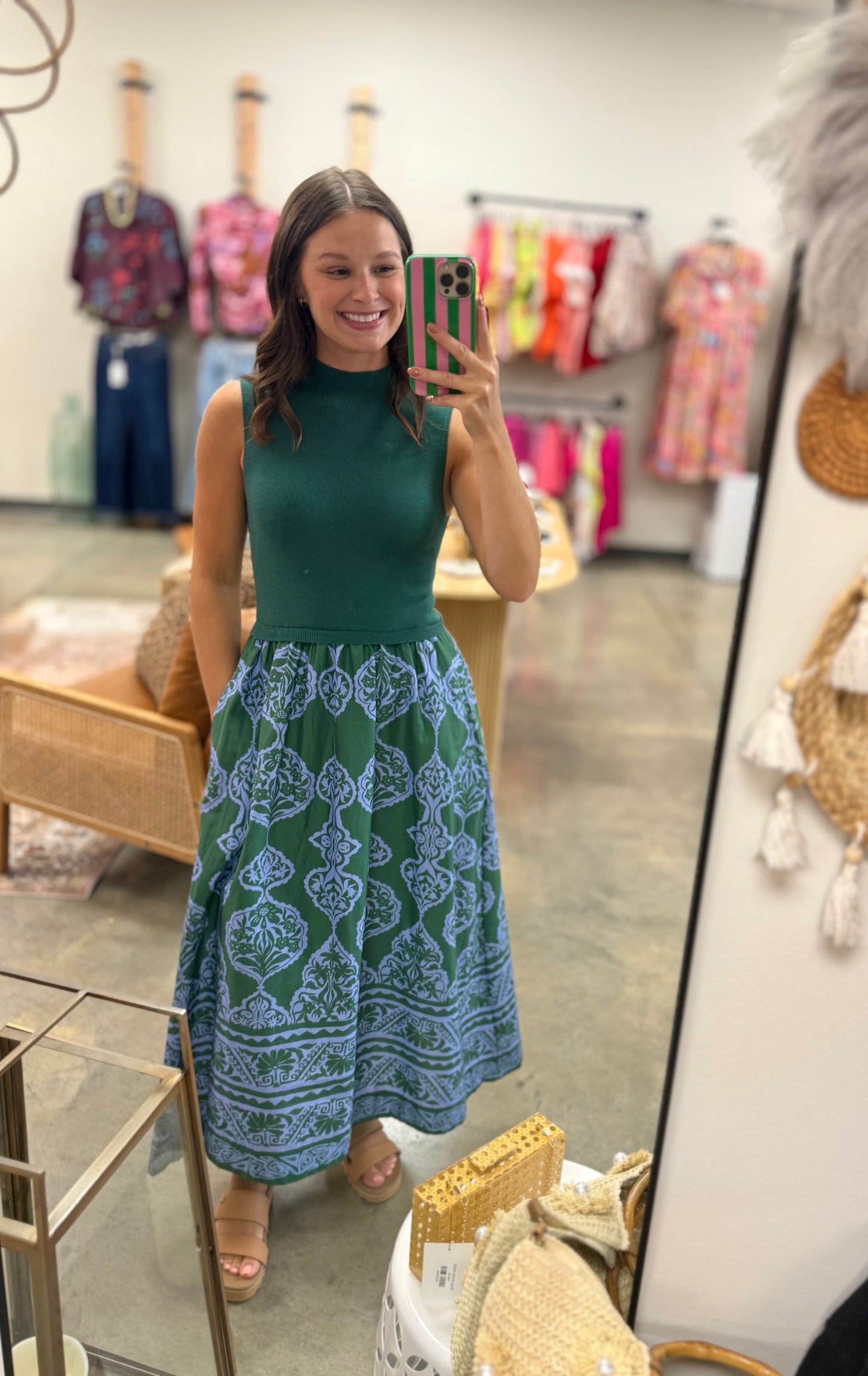 They Sylvia Mock Neck Dress