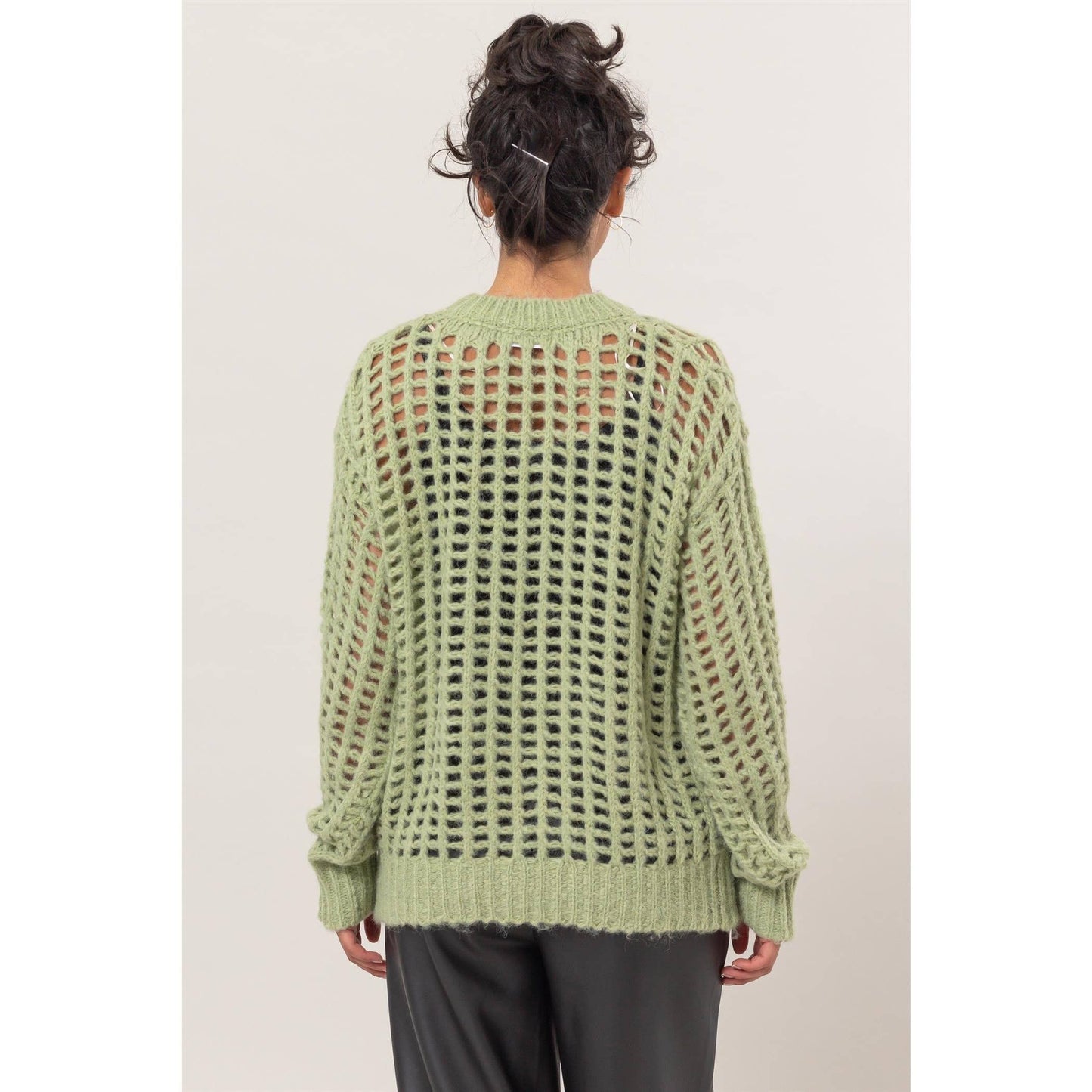 Open Stitch Sweater