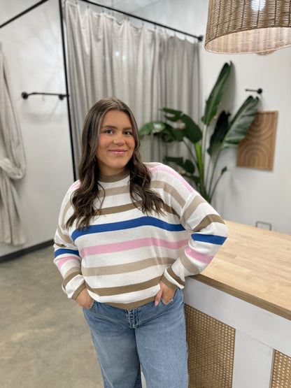 The Fall Striped Sweater