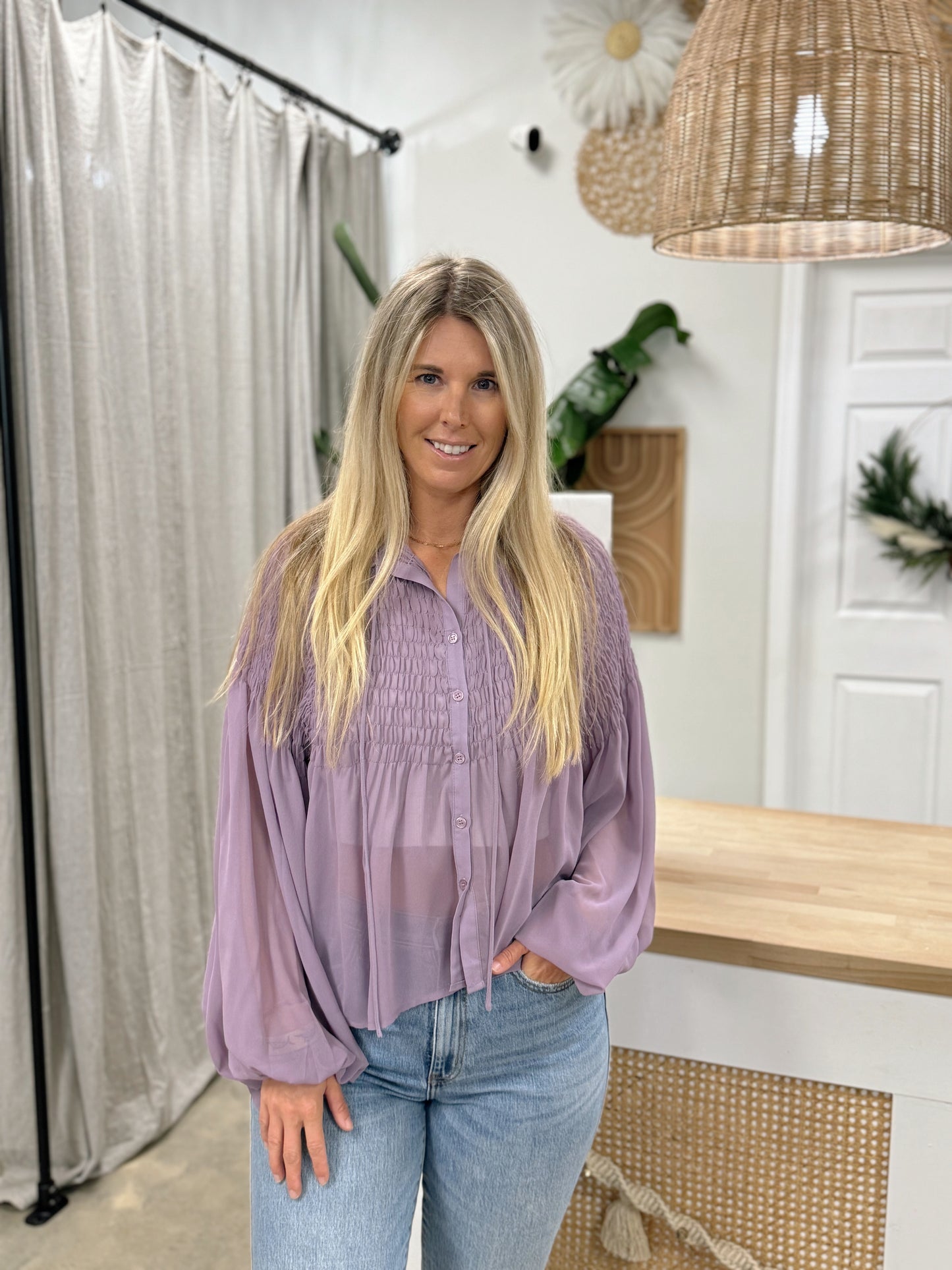 The Lavender Juilette Top