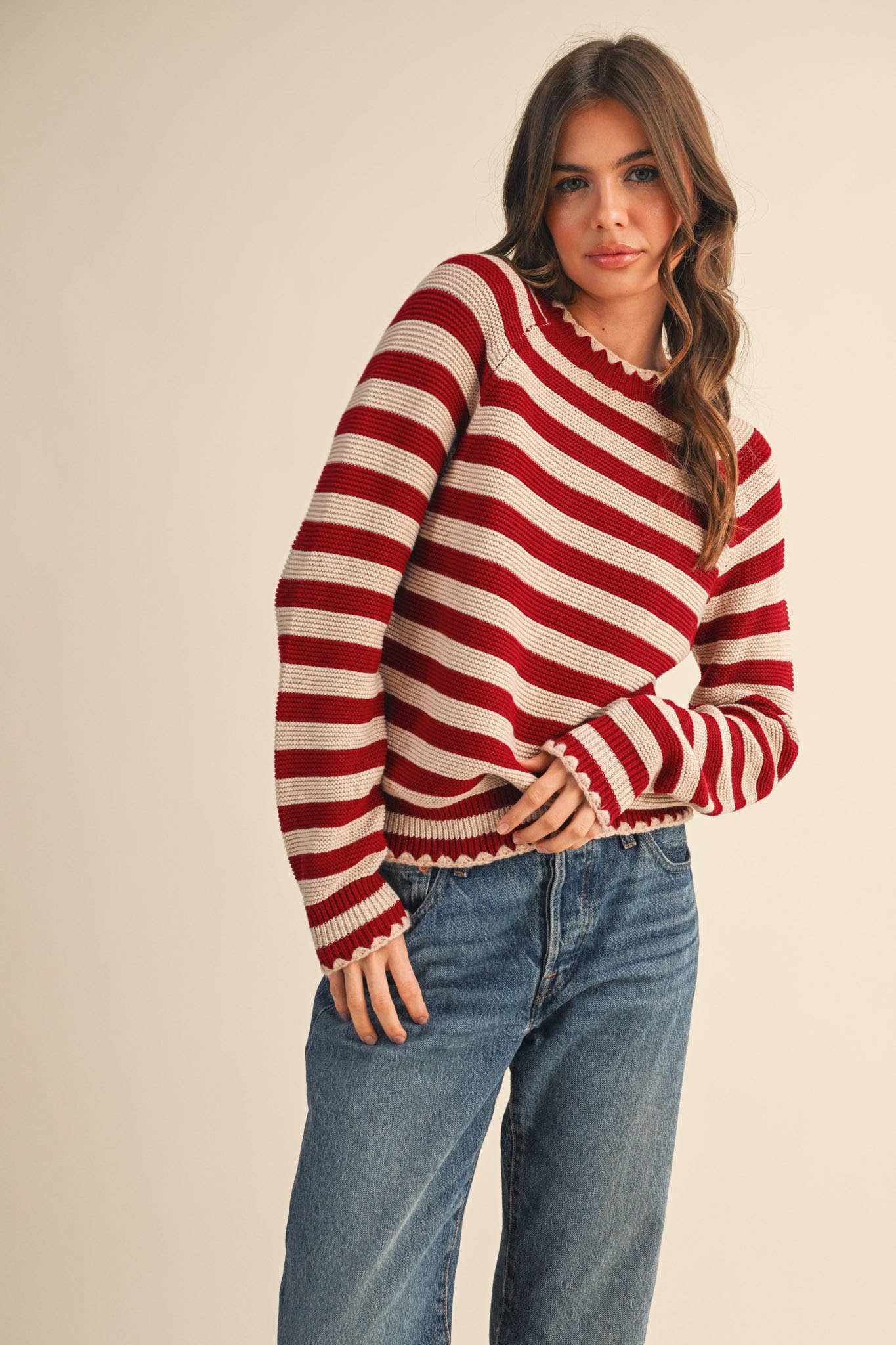 Crimson and Dreamy Sweater