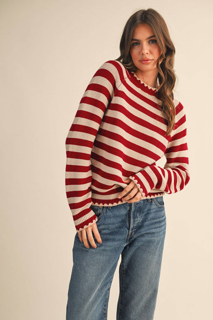 Crimson and Dreamy Sweater