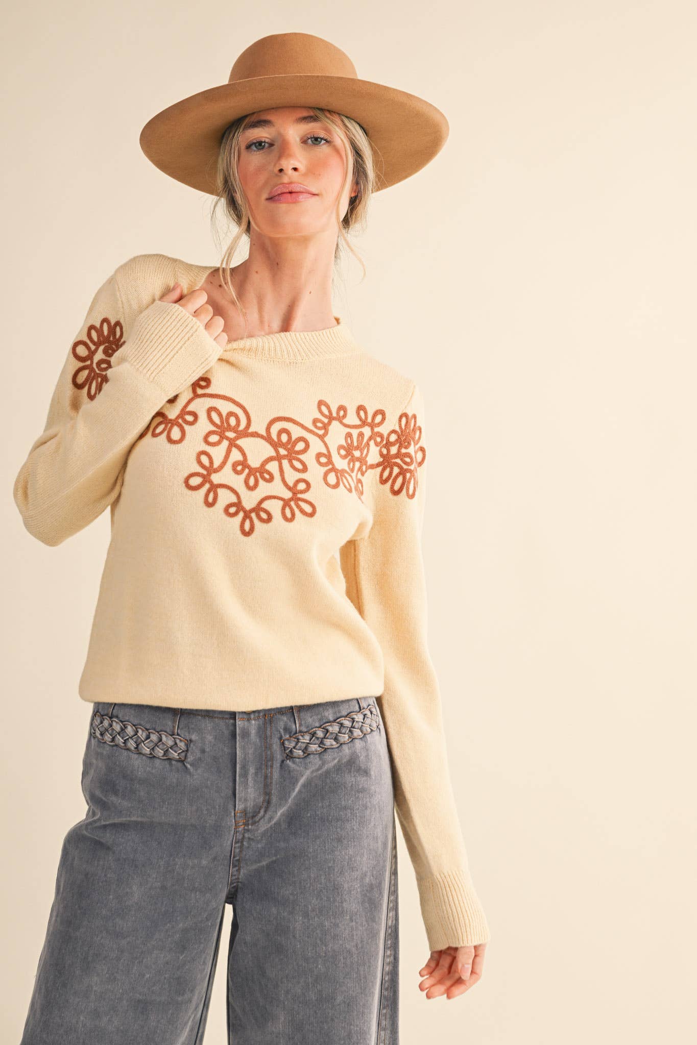 The Kerri Floral Sweater