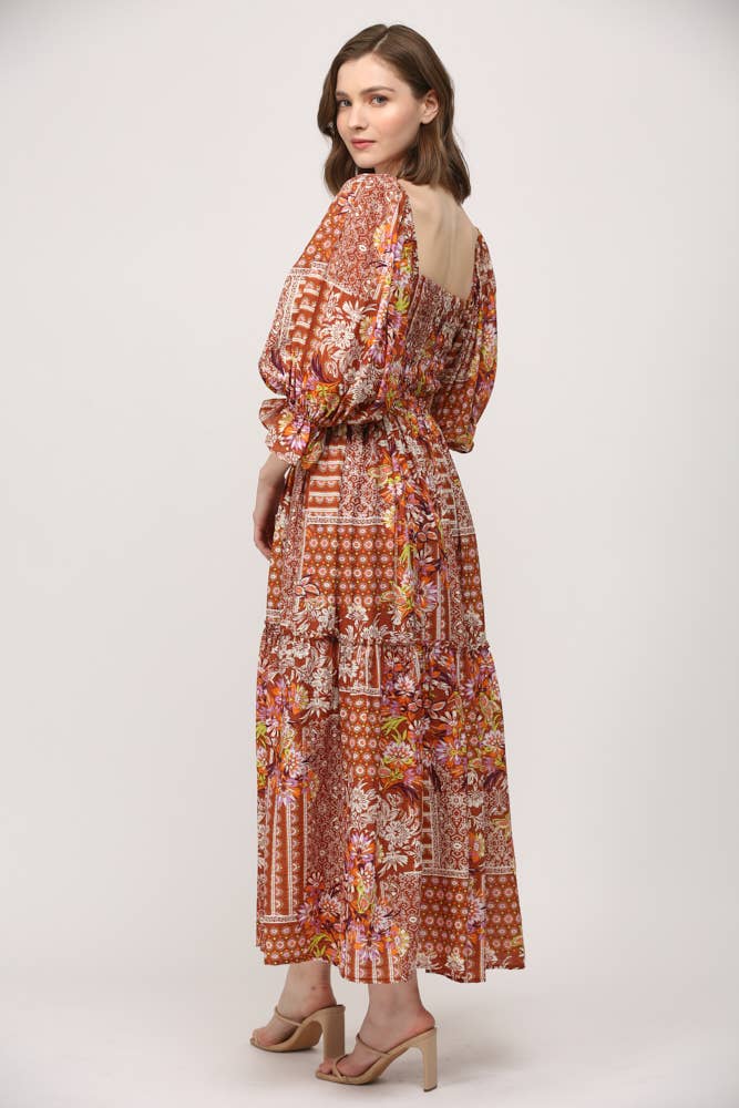 The Gloria Smocked Midi Dress