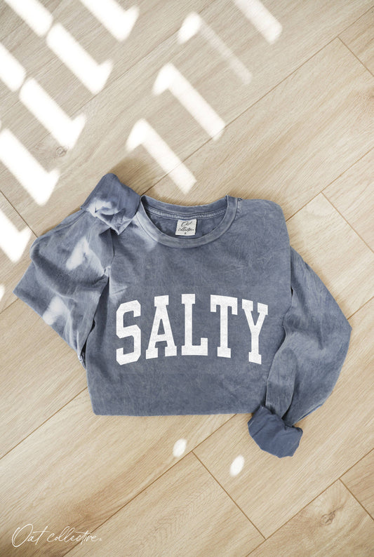 SALTY Mineral Washed Long Sleeve