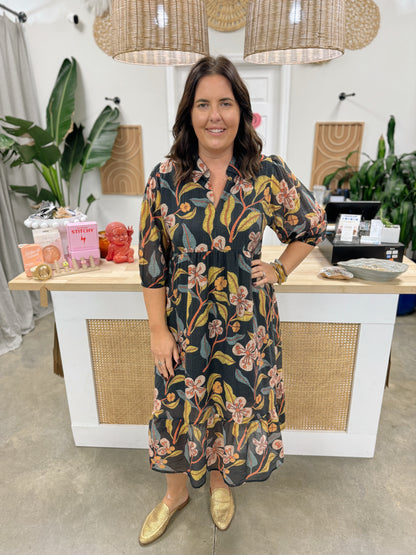 The Becca Midi Dress Curvy