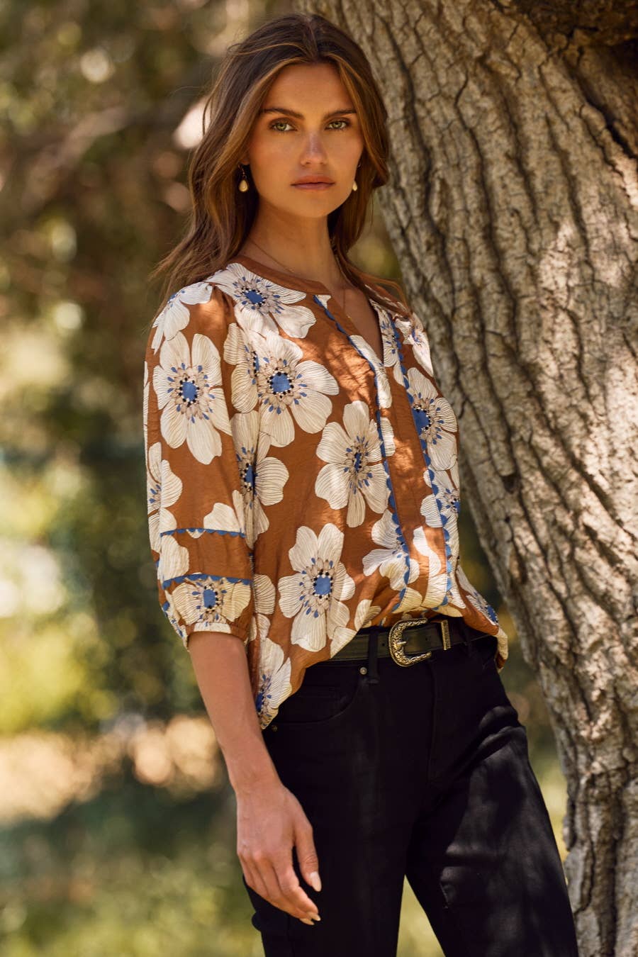 The Kelley Floral Blouse Curvy