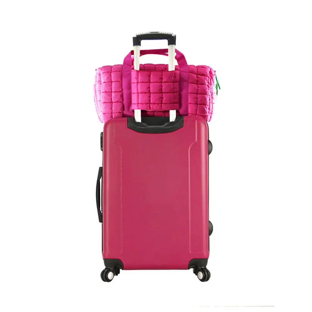 The Quilted Puffer Weekender Duffel