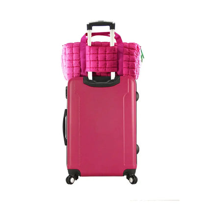 The Quilted Puffer Weekender Duffel