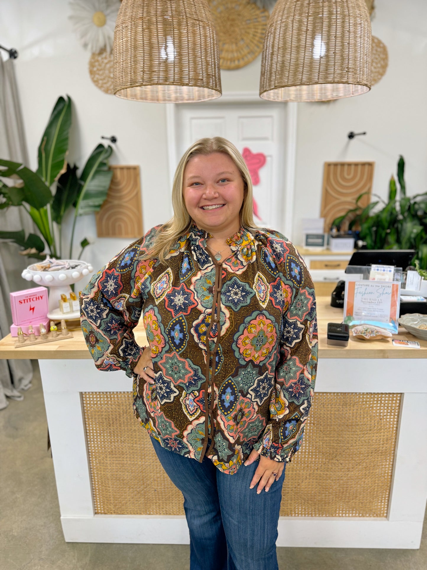 The Hensley Blouse Cury