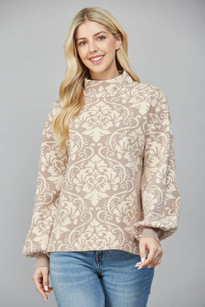 The Lindsey Print Sweater