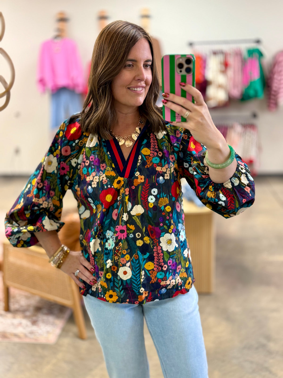 Field Of Poppy Blouse