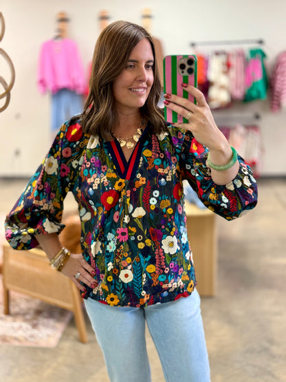 Field Of Poppy Blouse