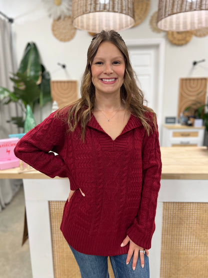 The Solan Cable Knit Sweater