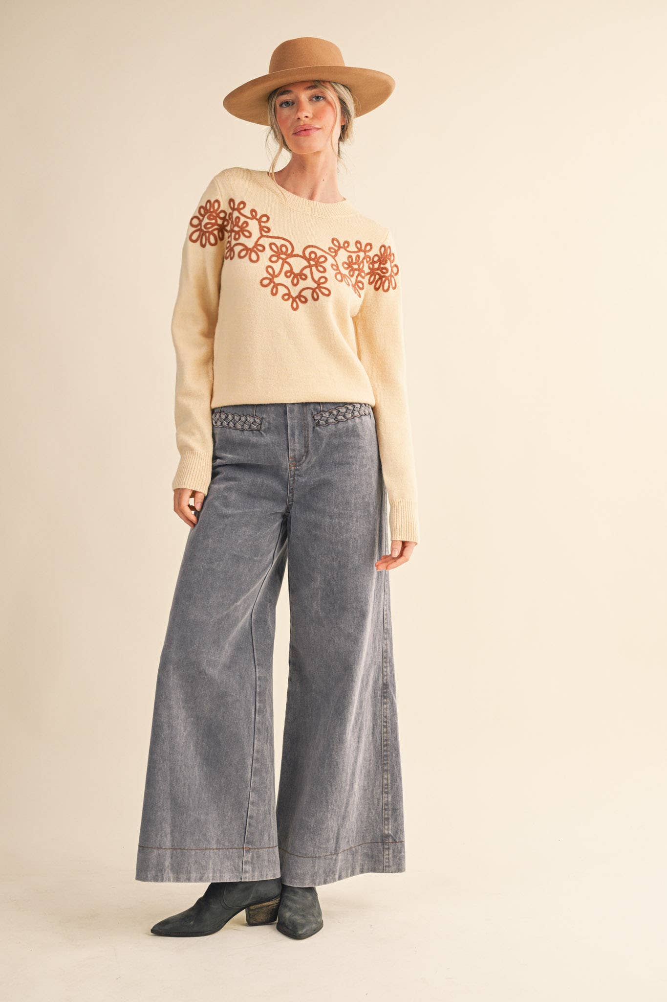 The Kerri Floral Sweater