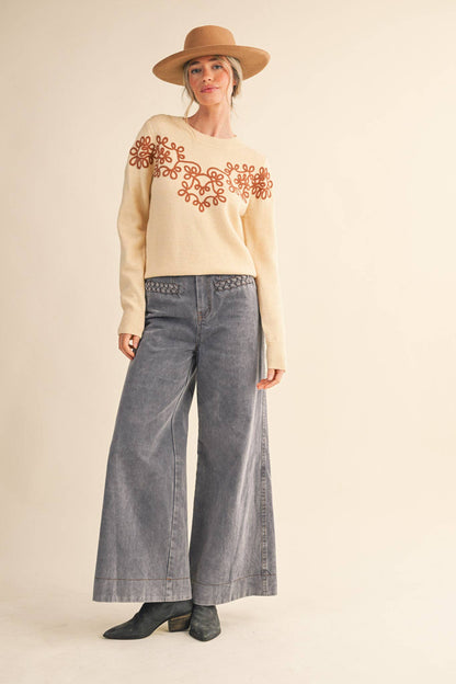 The Kerri Floral Sweater