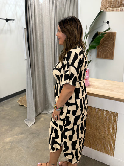 The Art Deco Midi Dress