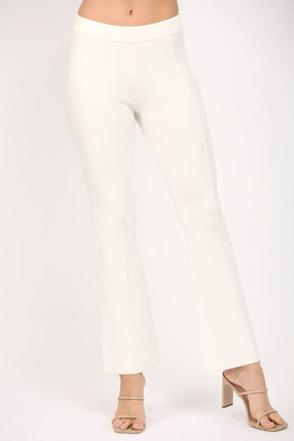 THE DEMI FLARE SWEATER PANTS