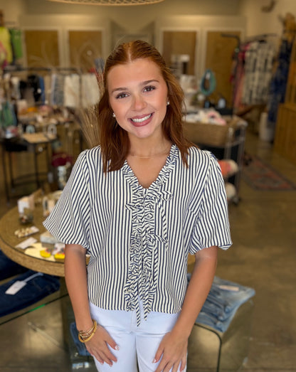 Talk Nautical To Me Blouse